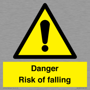 Danger Risk of falling